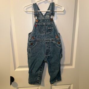 Vintage Garanimals Kids Denim Overalls Size 18 Months